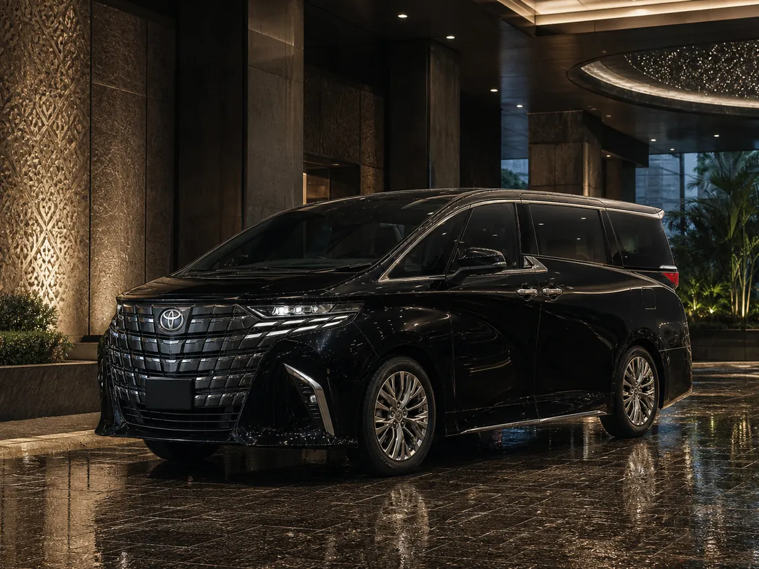 2025 Toyota Alphard HEV AH40 in black